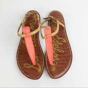 Sam Edelman Gigi Neon Flat Thong Sandals